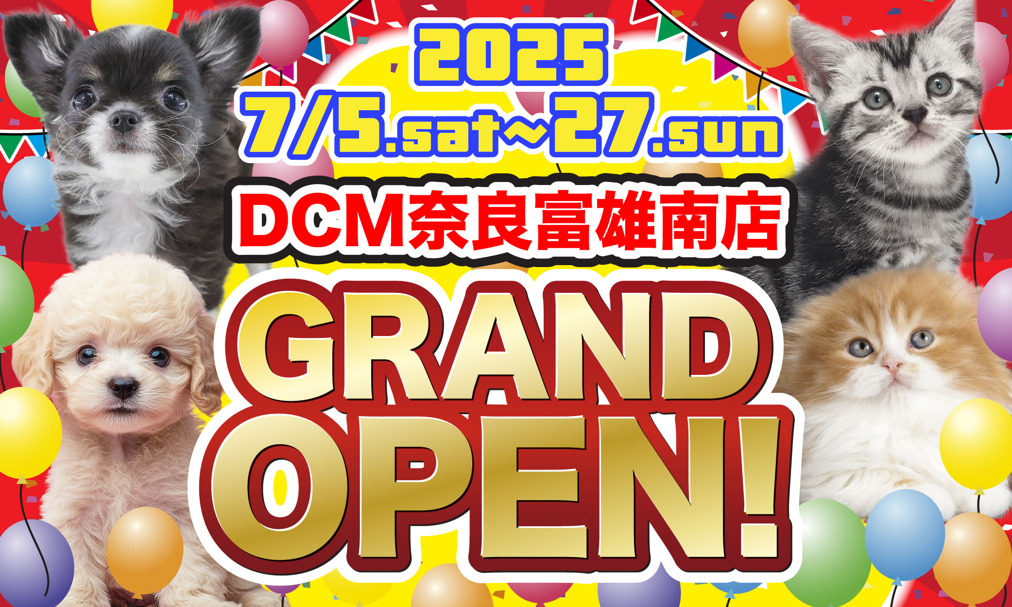 DCM奈良富雄南店GRAND OPEN!