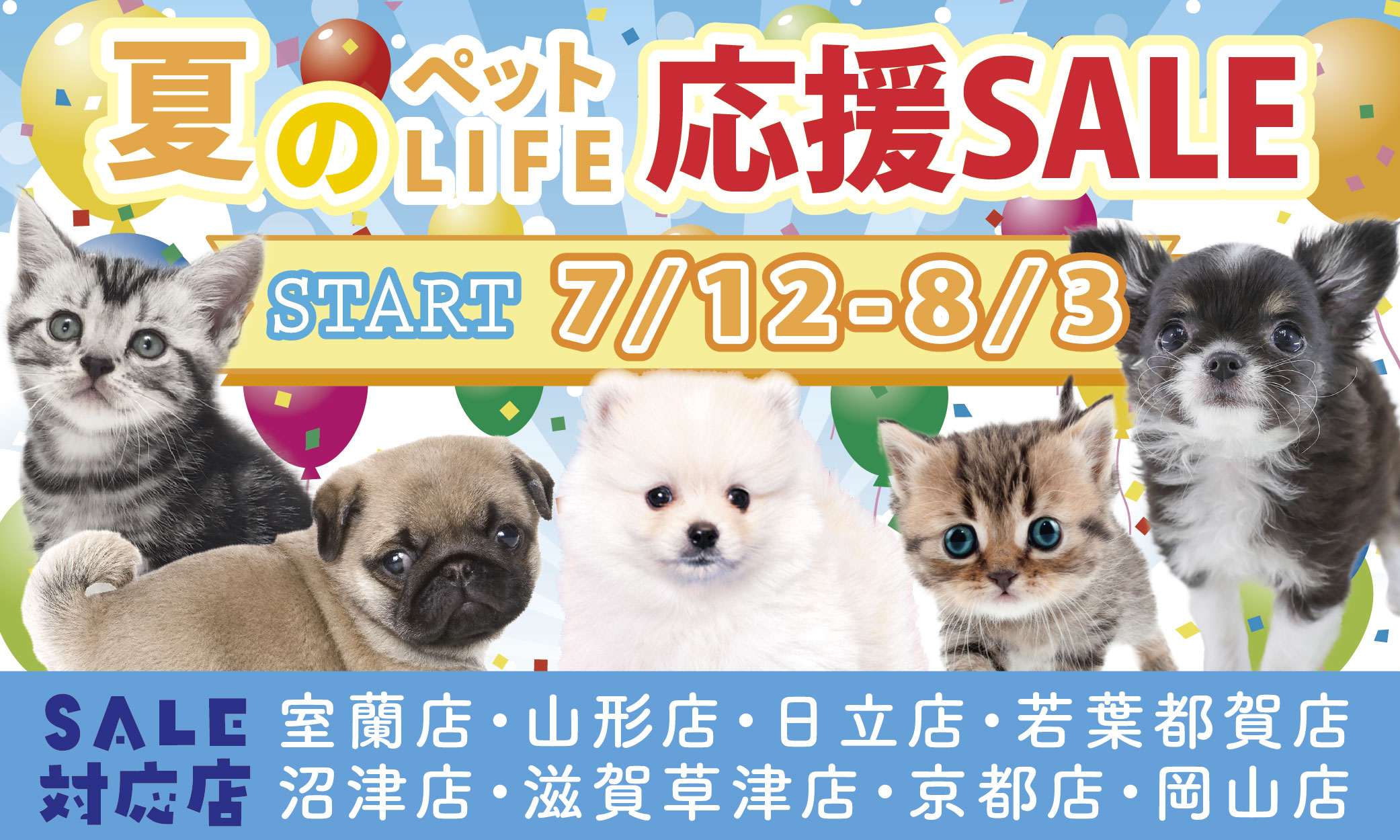 プレミアム40&夏のペットライフ応援セール